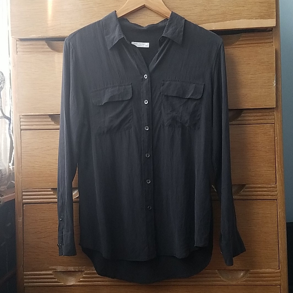 Equipment silk blouse